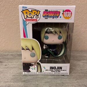 Funko Pop! Boruto Inojin Figure with Blonde and Blue Accents
